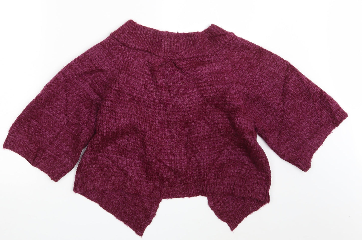 Evie Womens Purple   Wrap Jumper Size 10