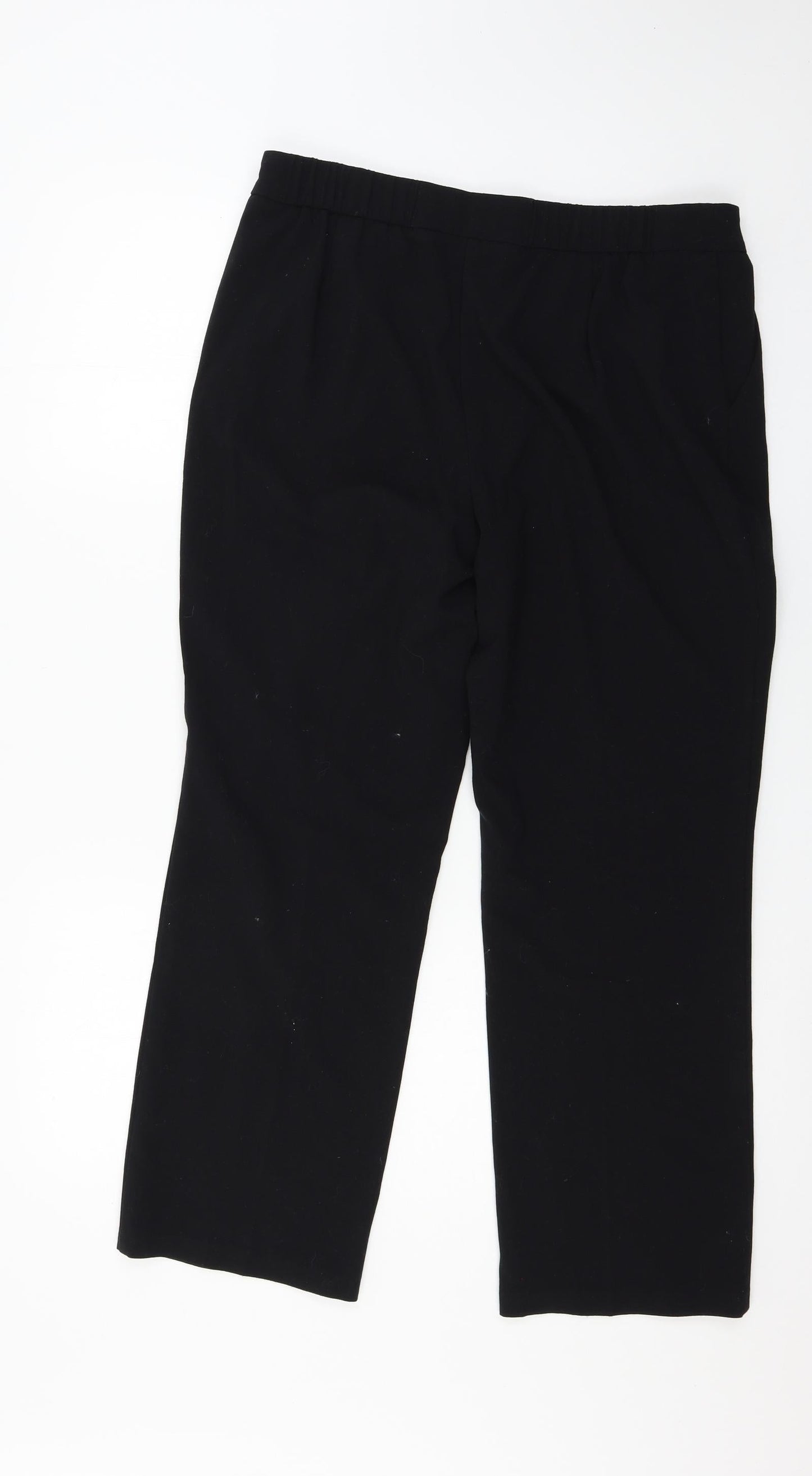 Marks and Spencer Womens Black   Trousers  Size 14 L26 in