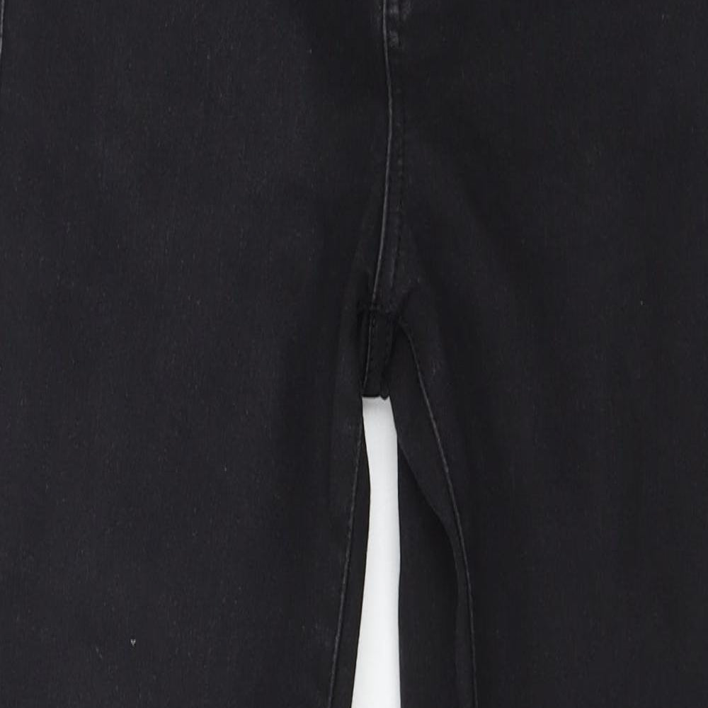 Denim & Co. Womens Black  Denim Skinny Jeans Size 8 L24 in