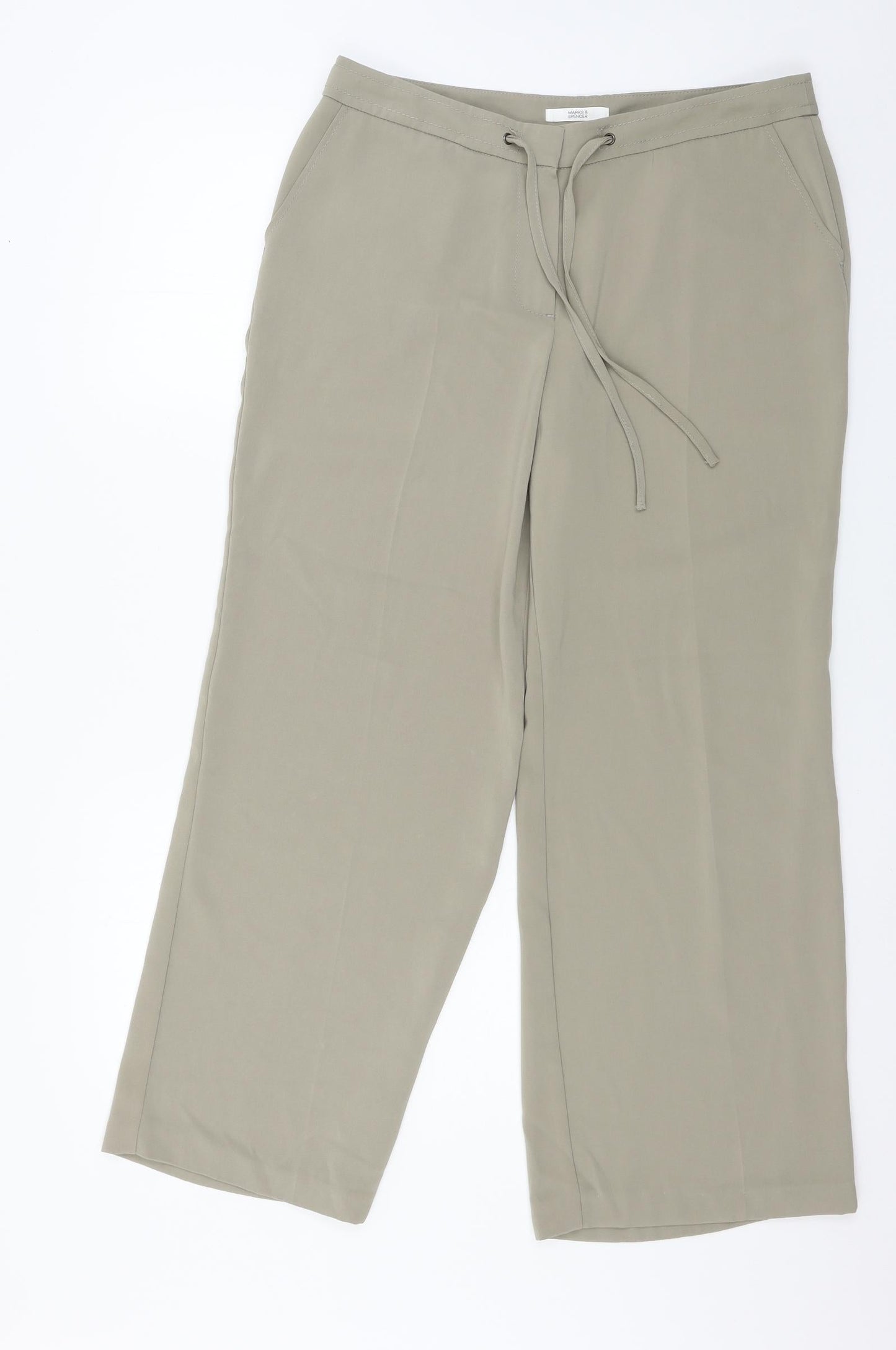 Marks and Spencer Womens Grey   Trousers  Size 34 in L29 in