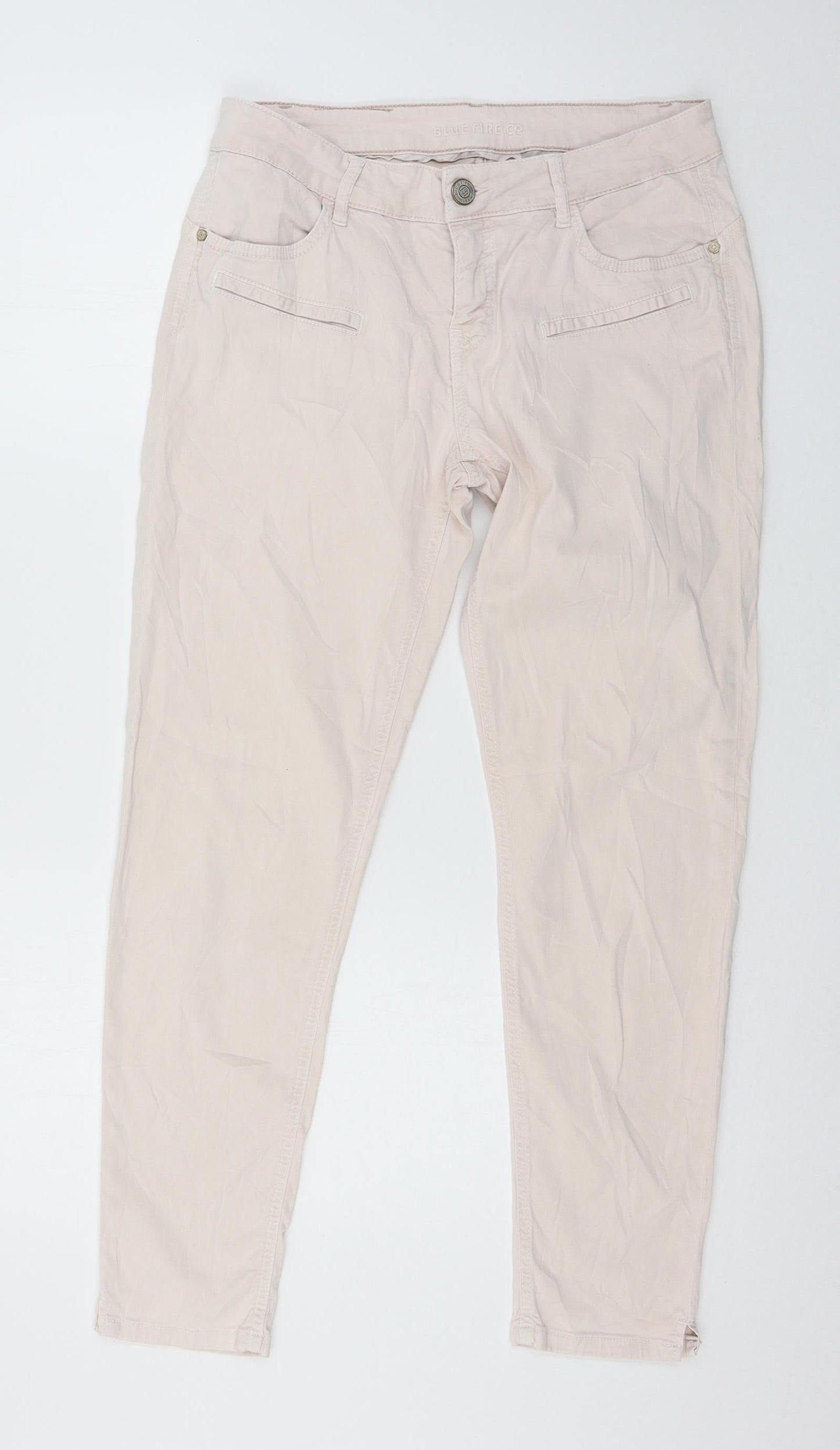 Blue Fire Co Womens Pink   Trousers  Size 30 in L28 in