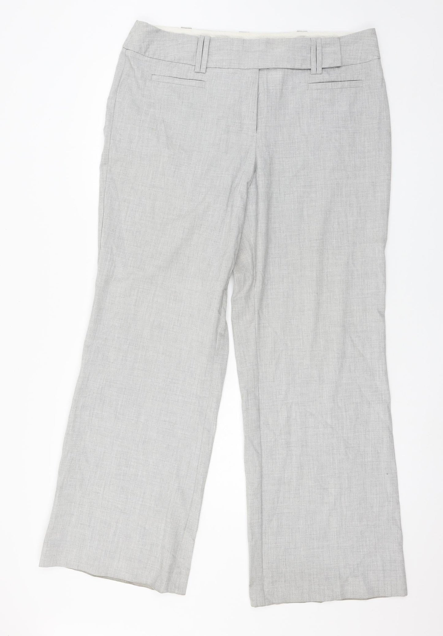 Worthington Womens Grey   Trousers  Size 16 L31 in