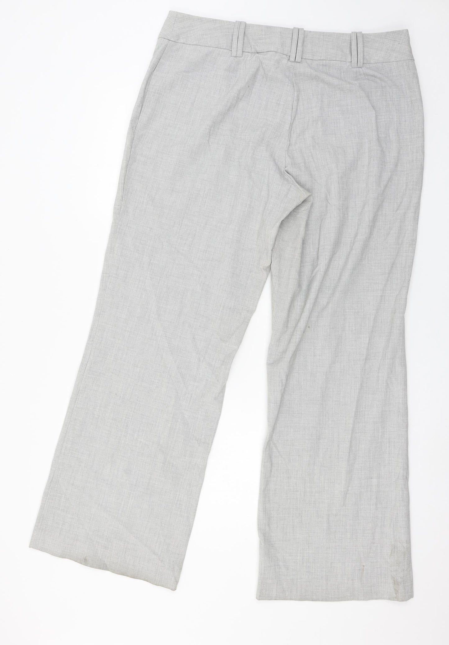 Worthington Womens Grey   Trousers  Size 16 L31 in