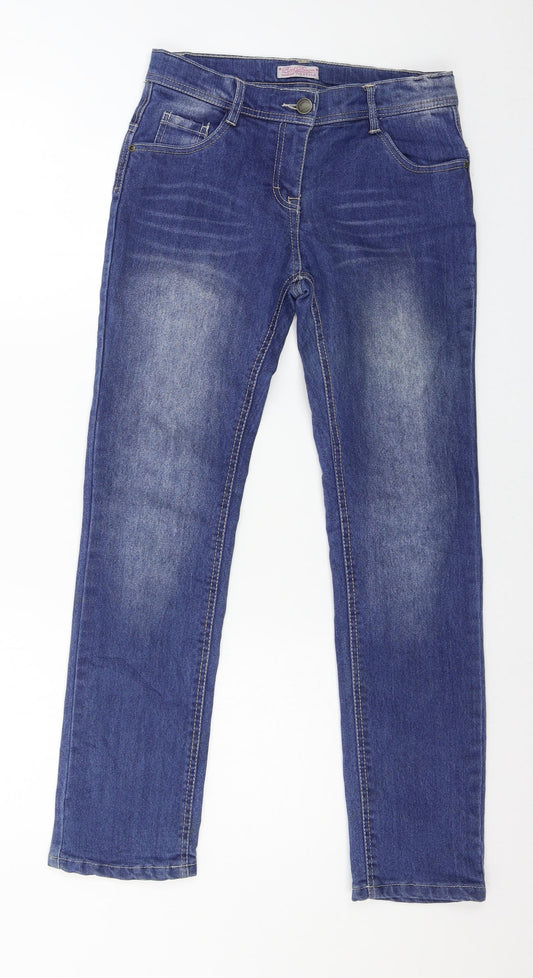 REAL DENIM Girls Blue  Denim Skinny Jeans Size 12 Years