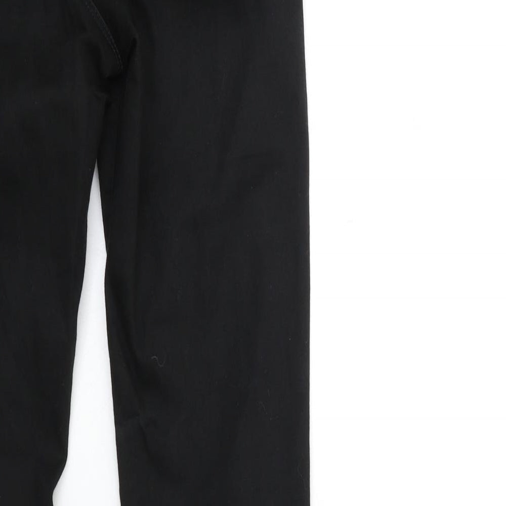 Preworn Womens Black  Denim Skinny Jeans Size 28 in L30 in