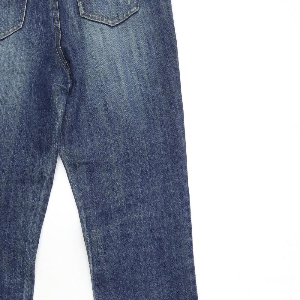 house of denim  Womens Blue  Denim Straight Jeans Size 10 L29 in