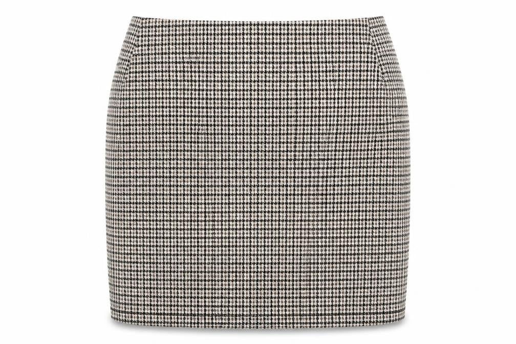 Stradivarius Womens Multicoloured Check  Mini Skirt Size S  - Stretch waistband
