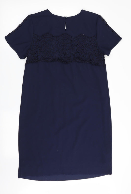 NEXT Womens Blue Floral  Fit & Flare  Size 10