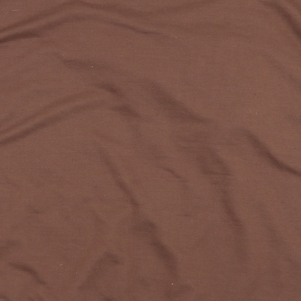 Preworn Womens Brown   Full Zip Jumper Size L