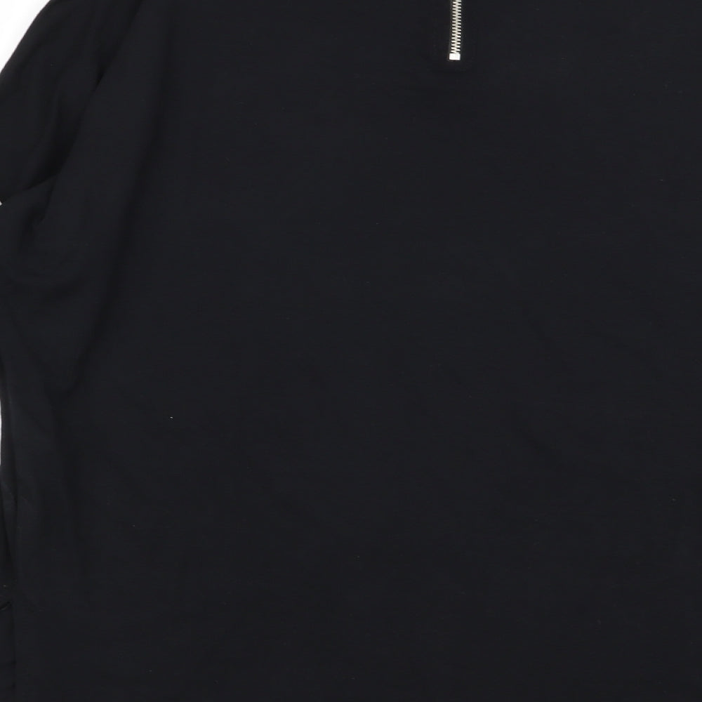 Select Womens Black   Basic T-Shirt Size 12