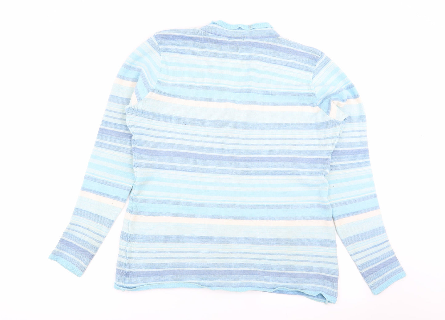 Yours Womens Multicoloured Striped  Pullover Jumper Size 16