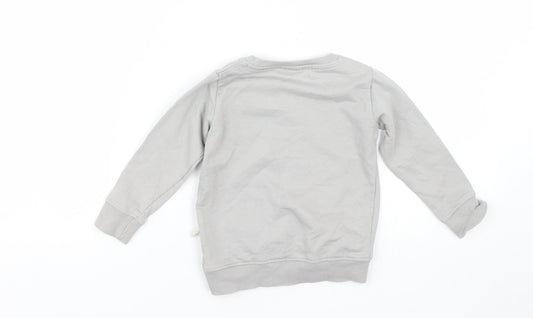 V&crew Boys Grey   Pullover Jumper Size 18-24 Months