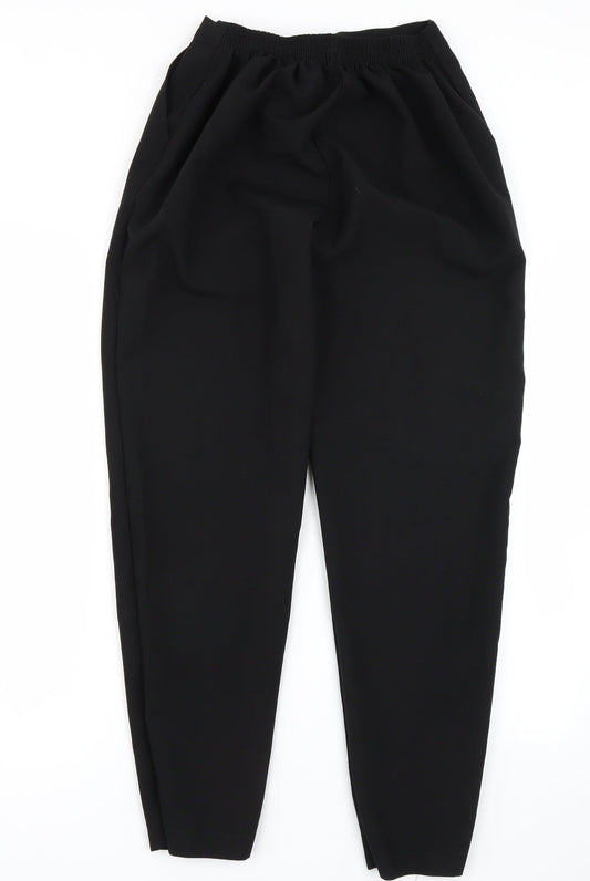 Preworn Womens Black   Trousers  Size 16 L27 in