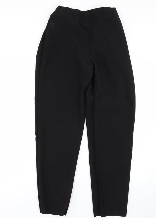 Preworn Womens Black   Trousers  Size 16 L27 in