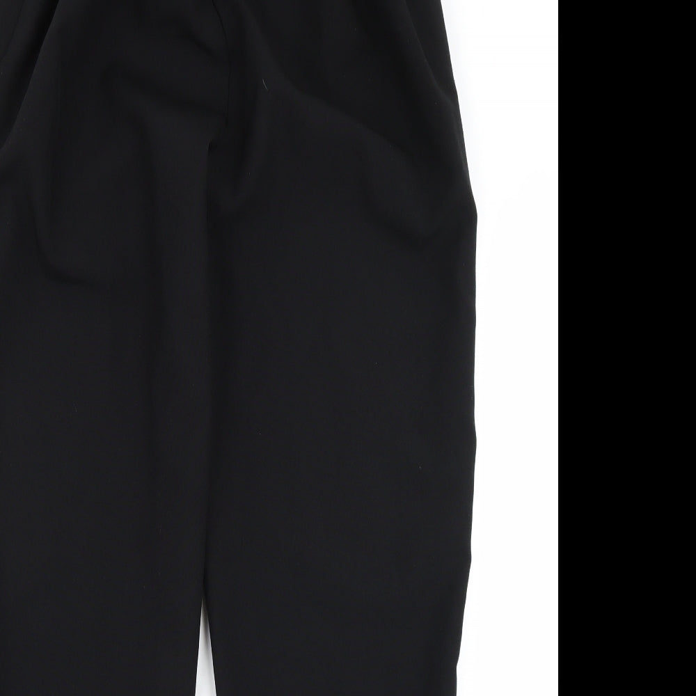 Preworn Womens Black   Trousers  Size 16 L27 in
