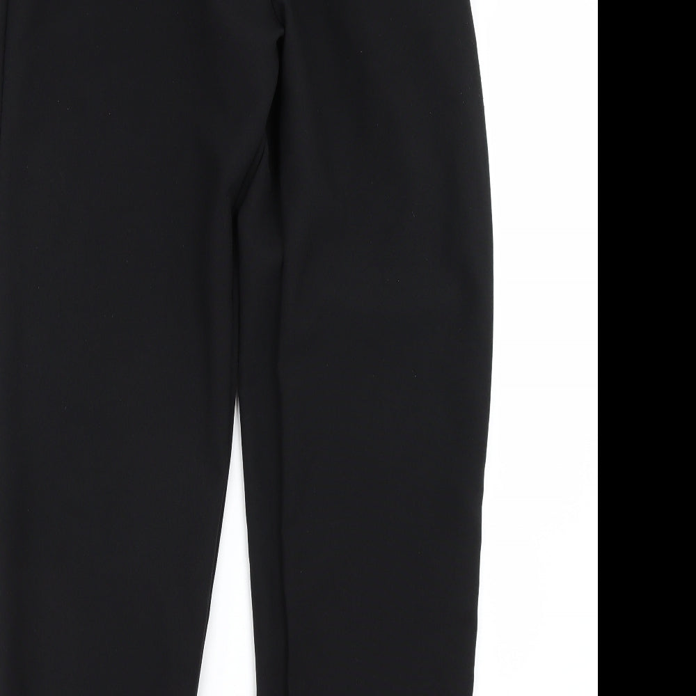 Preworn Womens Black   Trousers  Size 16 L27 in