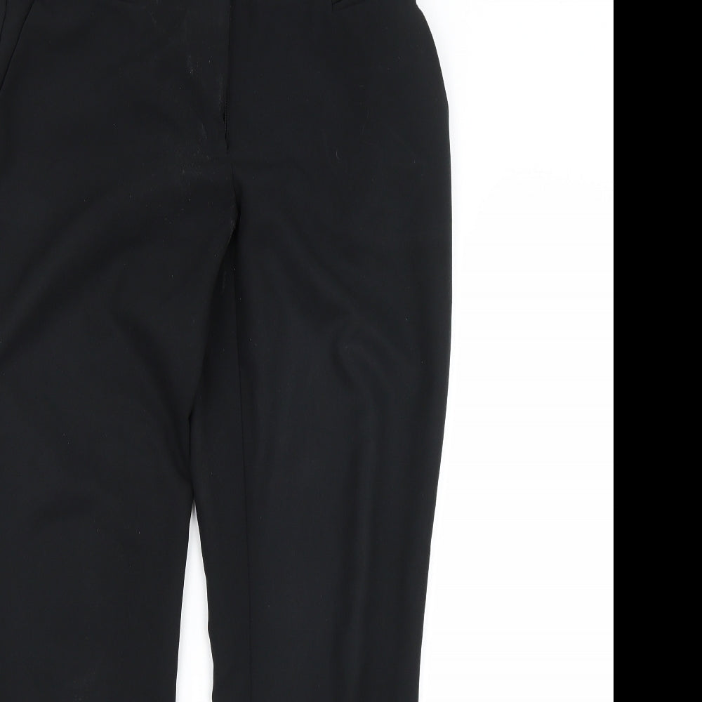 Preworn Womens Black   Trousers  Size 8 L25 in