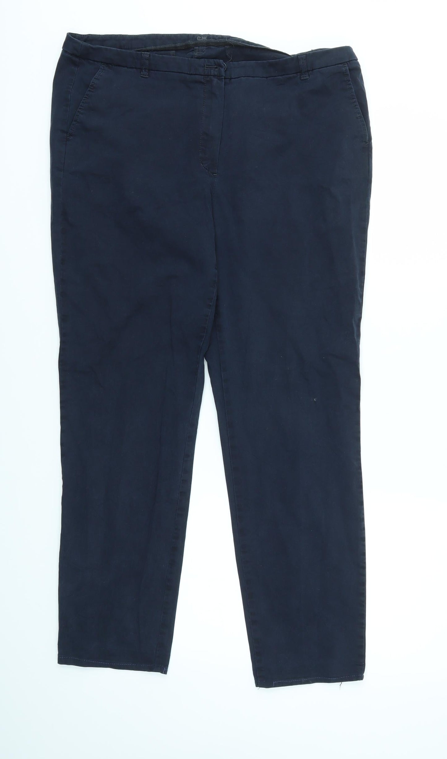 Preworn Womens Blue   Trousers  Size 38 L30 in