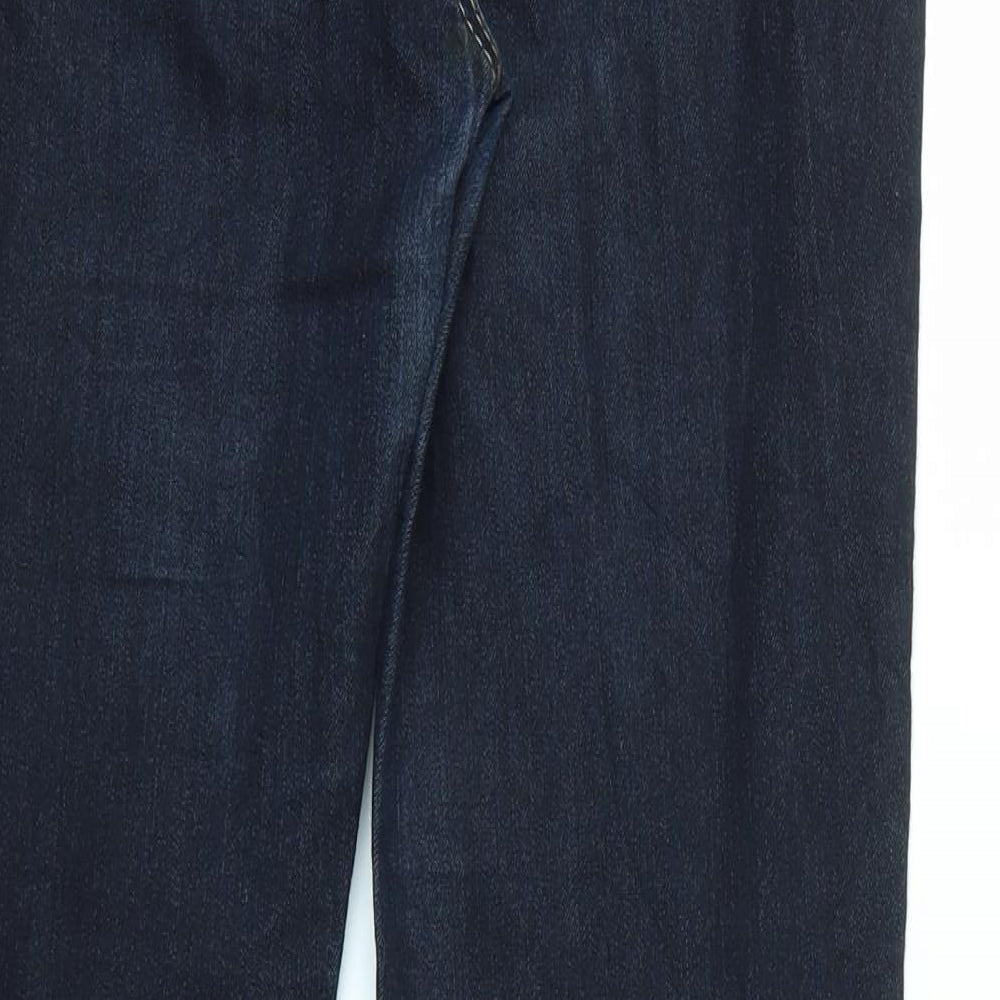 Preworn Womens Blue   Straight Jeans Size 31 L28 in