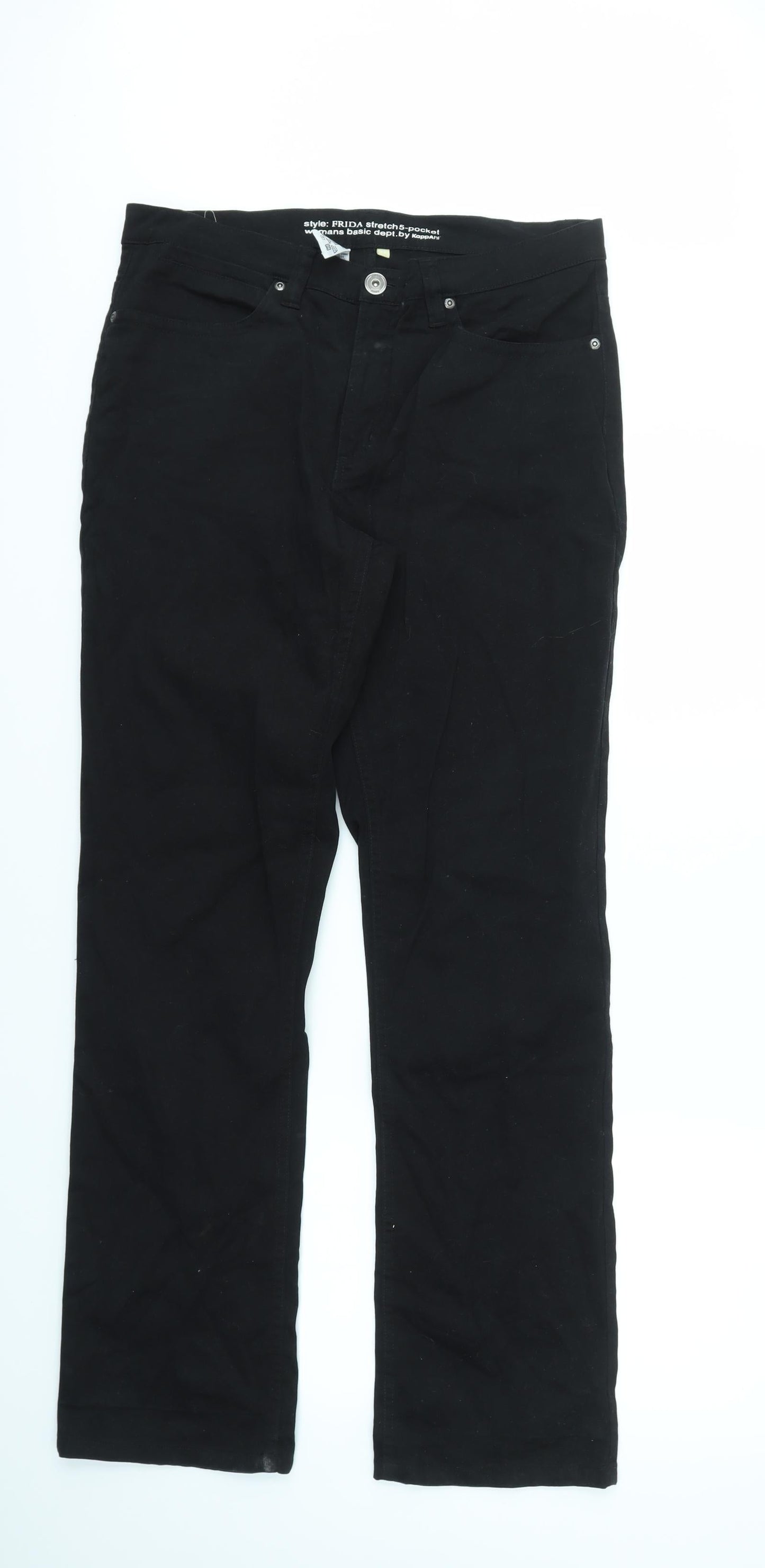Preworn Womens Black   Trousers  Size 34 in L30 in