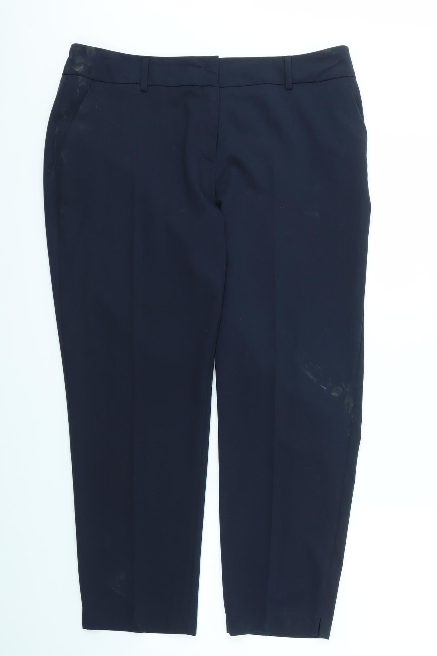 Dorothy Perkins Womens Blue   Trousers  Size 14 L26 in