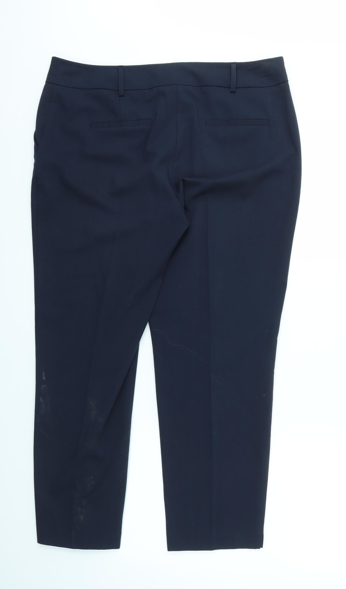 Dorothy Perkins Womens Blue   Trousers  Size 14 L26 in