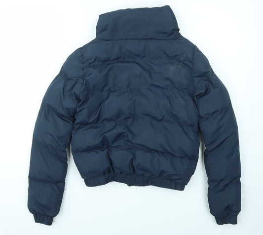 Brave Soul Womens Blue   Jacket Coat Size 3XS