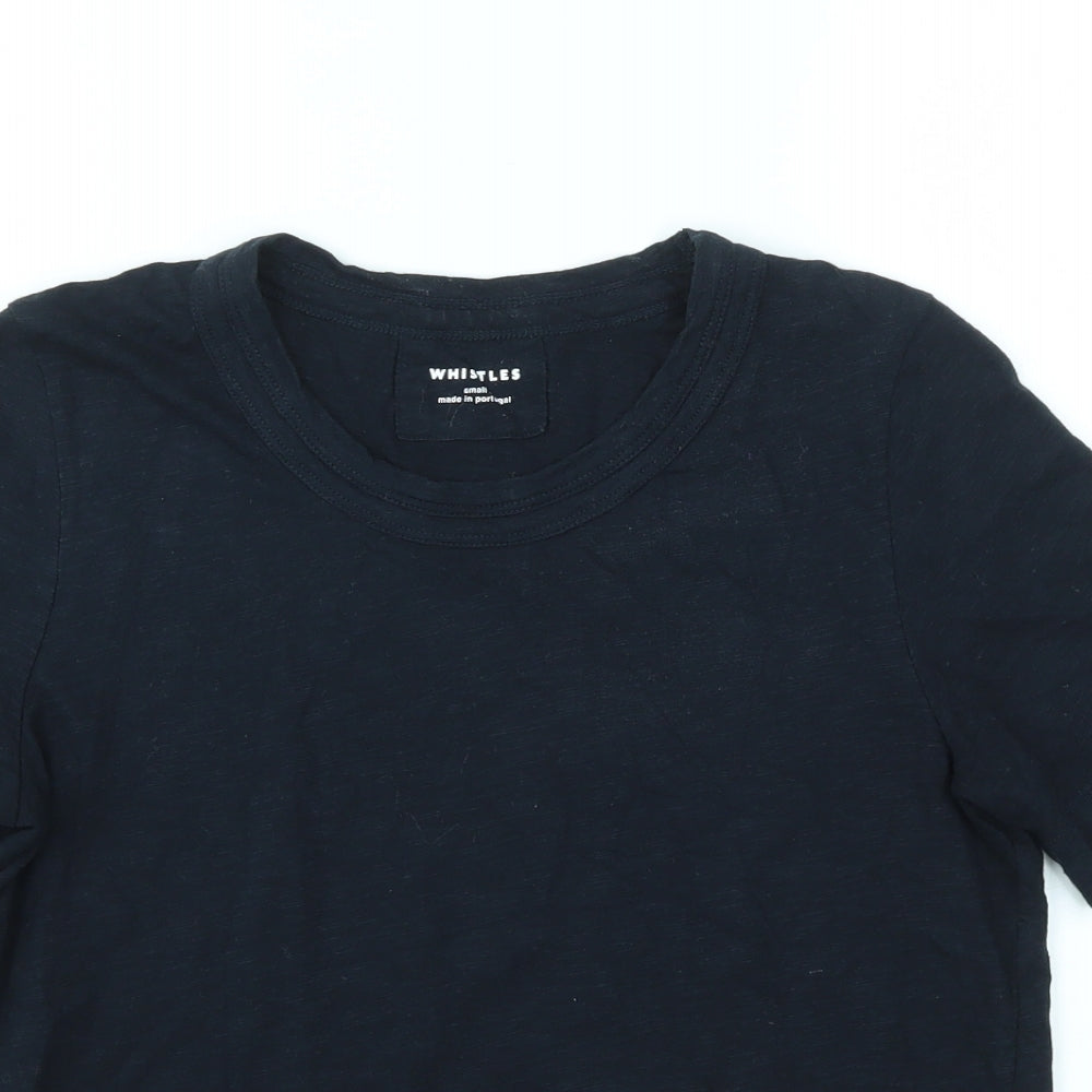 WHISTELS Womens Black   Basic T-Shirt Size S