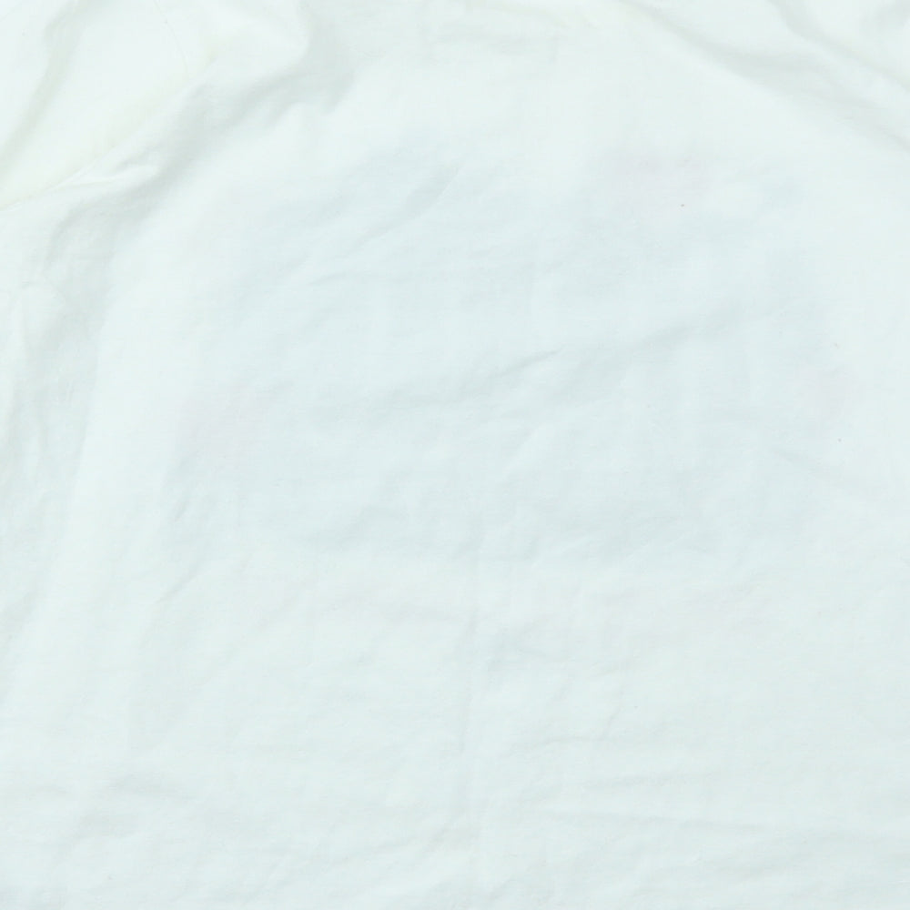 Nutmeg Girls White   Basic T-Shirt Size 13 Years
