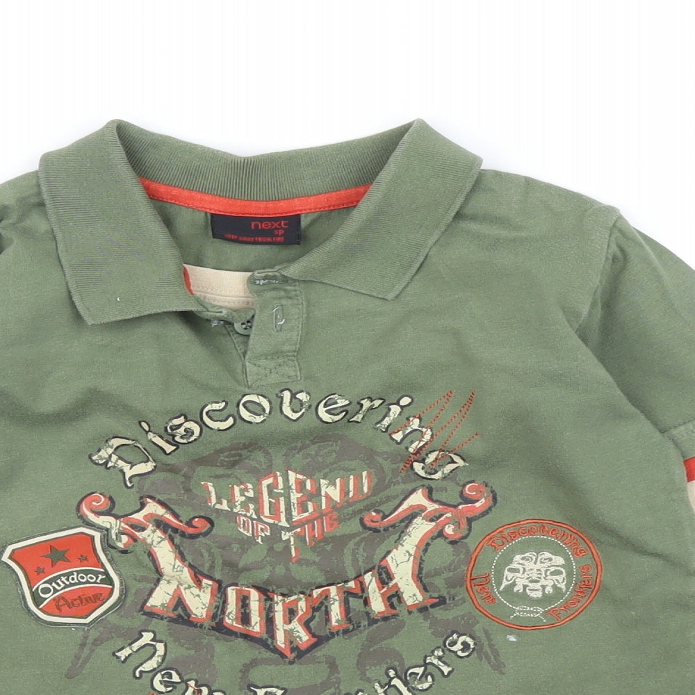 NEXT Boys Green   Basic Polo Size 8 Years