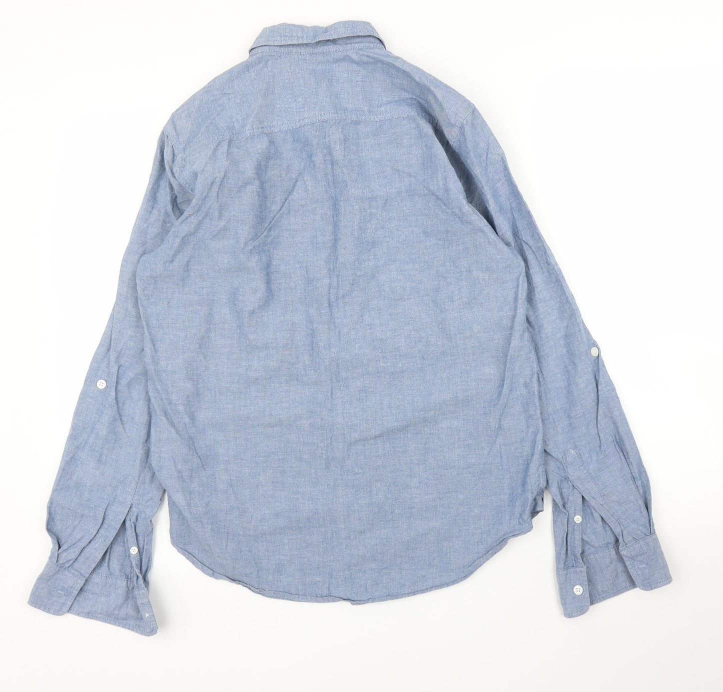 FOREVER 21 Mens Blue    Button-Up Size S