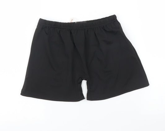 Noroze Boys Black   Sweat Shorts Size 13 Years