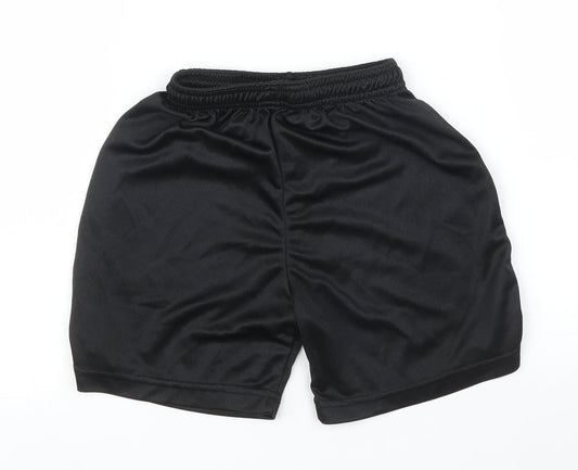 Precision Boys Black   Sweat Shorts Size 5 Years