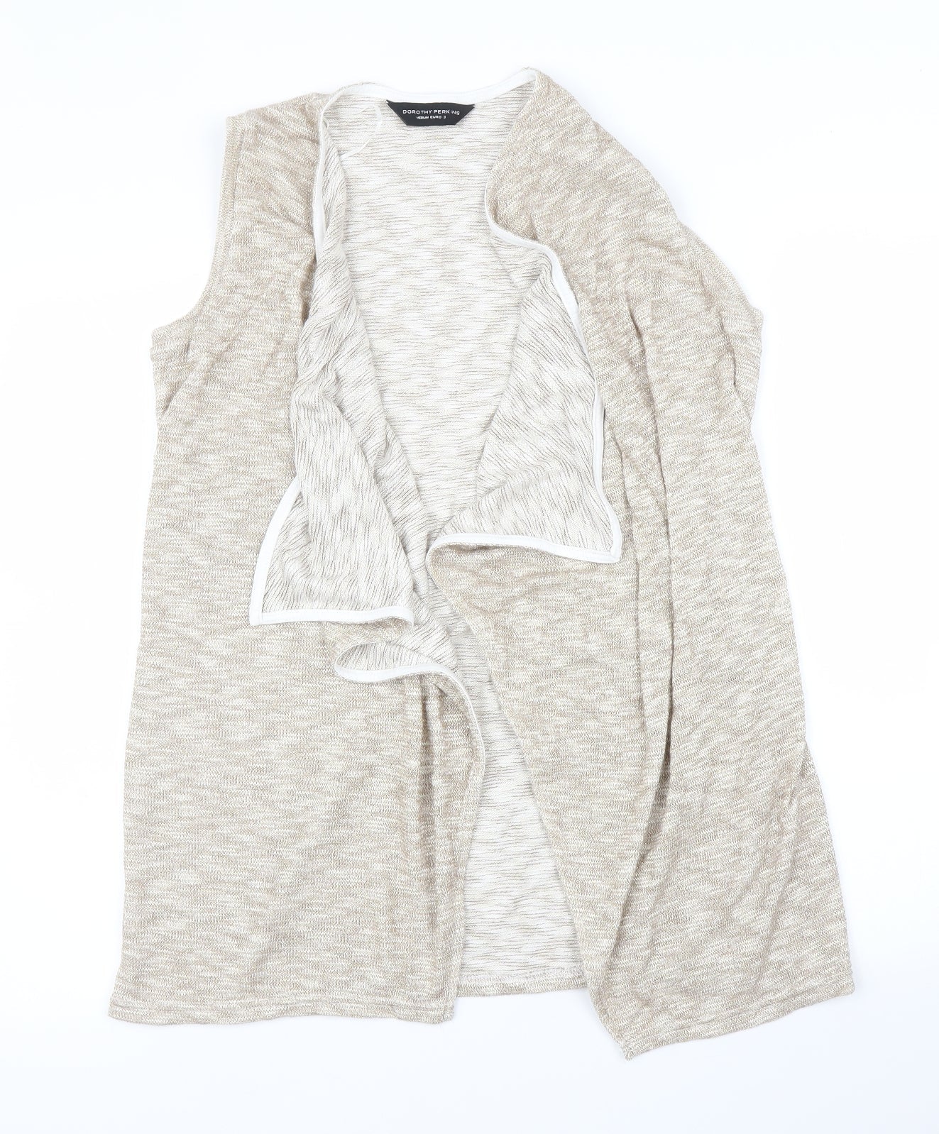 Dorothy Perkins Womens Gold   Cardigan Jumper Size M
