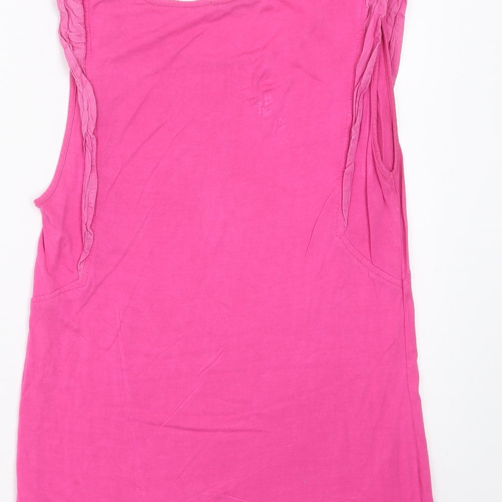 Oasis Womens Pink   Basic T-Shirt Size S