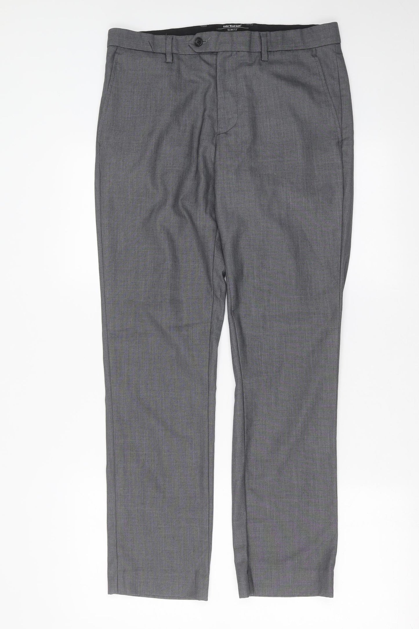Cedar Wood State Mens Grey   Trousers  Size 32 in L29 in