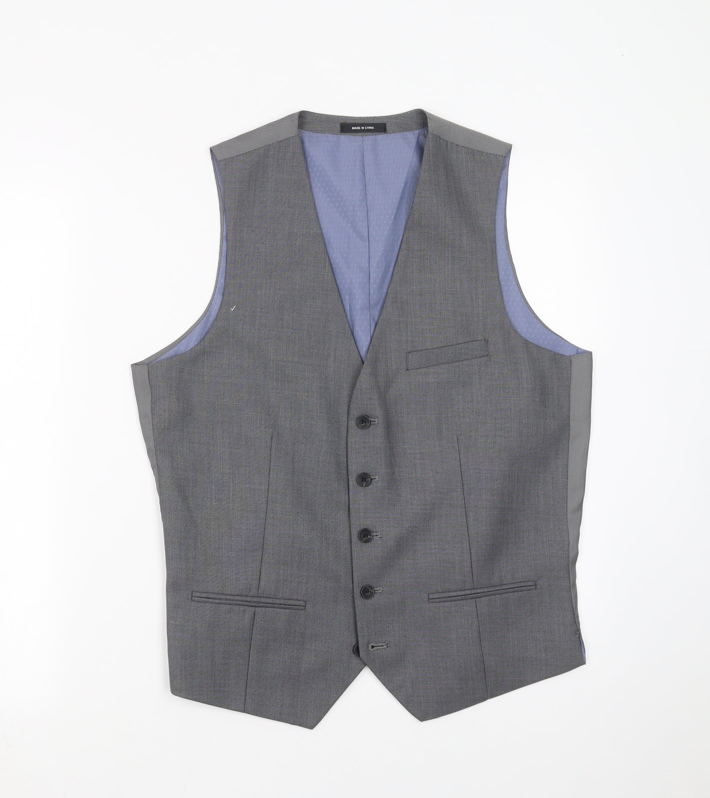 Cedar Wood State Mens Grey   Jacket Suit Waistcoat Size M
