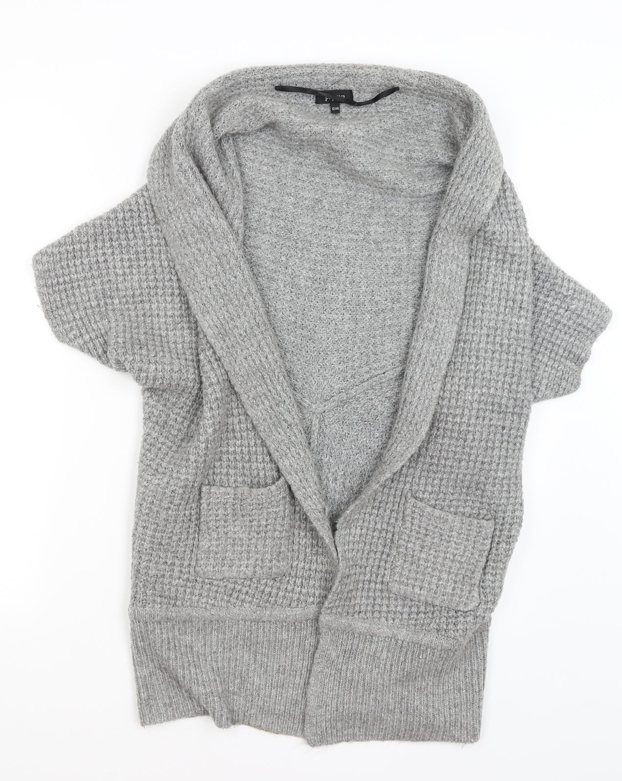 Papaya Womens Grey   Cardigan Jumper Size 12