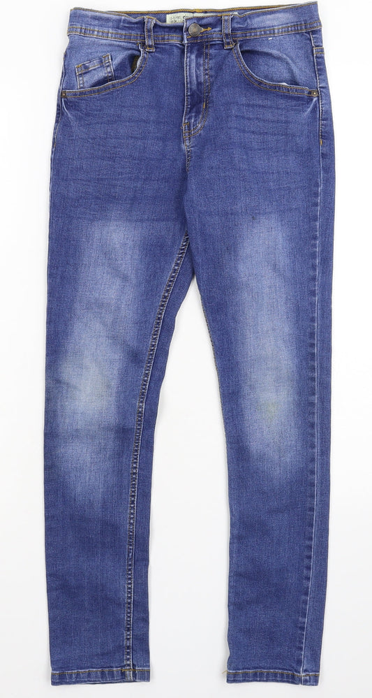Denim & Co. Girls Blue  Denim Skinny Jeans Size 12-13 Years