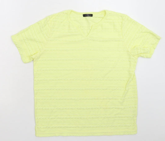 BM Womens Yellow   Basic T-Shirt Size S