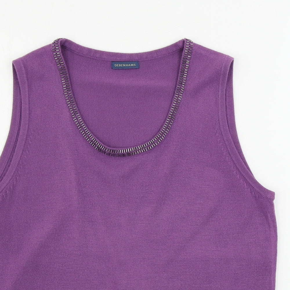 Debenhams  Womens Purple   Pullover Jumper Size 16