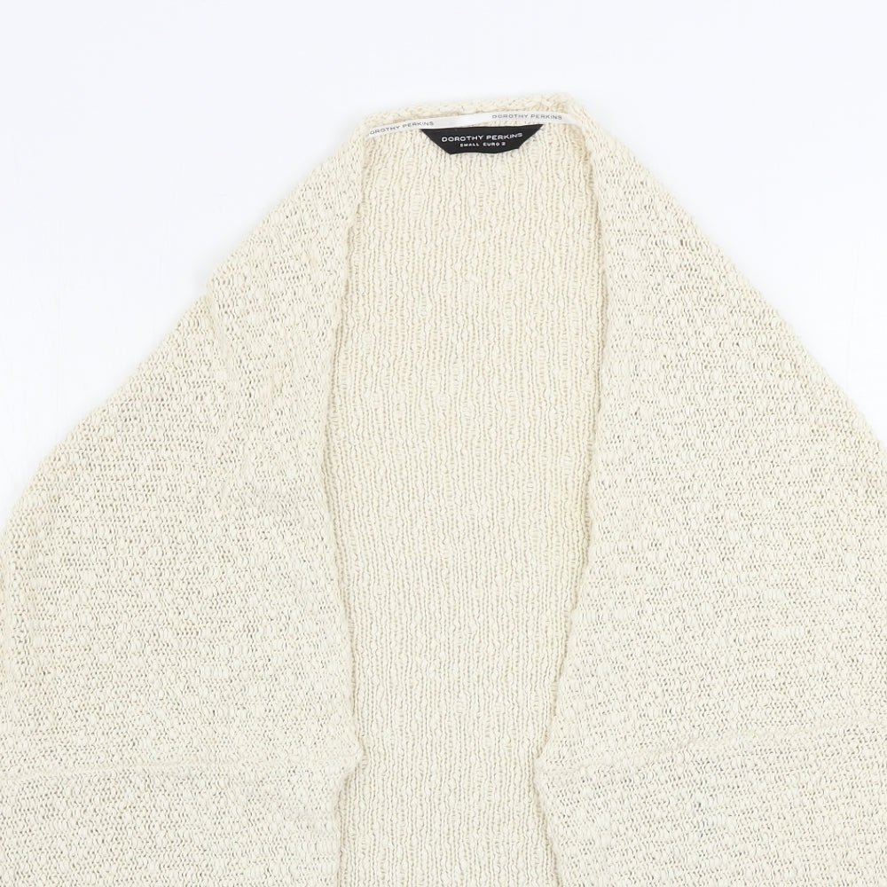 Dorothy Perkins  Womens Beige   Cardigan Jumper Size S