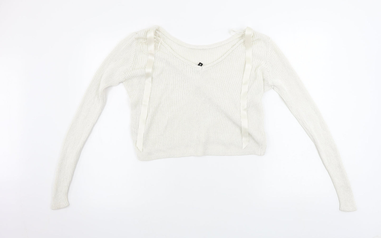 H&M  Womens Ivory   Pullover Jumper Size S
