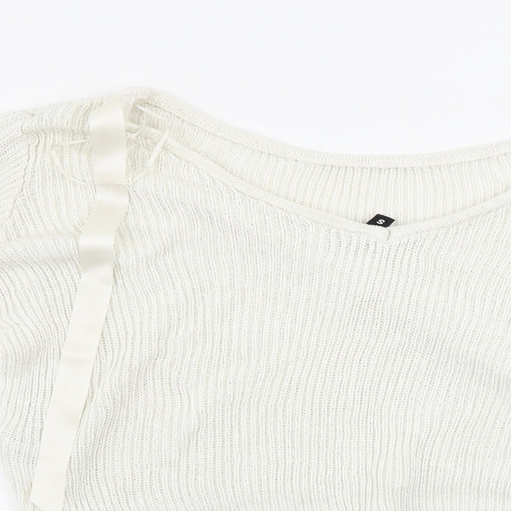 H&M  Womens Ivory   Pullover Jumper Size S