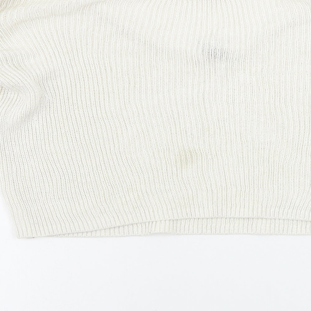 H&M  Womens Ivory   Pullover Jumper Size S
