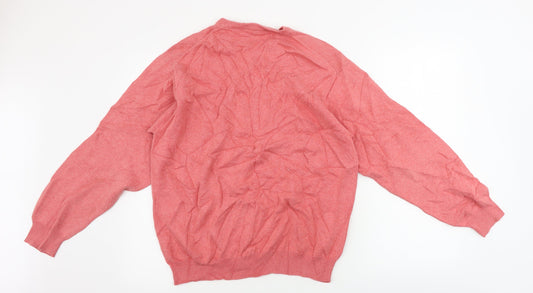 wolesy  Mens Pink   Pullover Jumper Size L