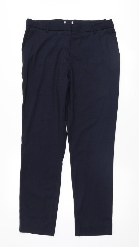 H&M Womens Blue   Trousers  Size 16 L30 in