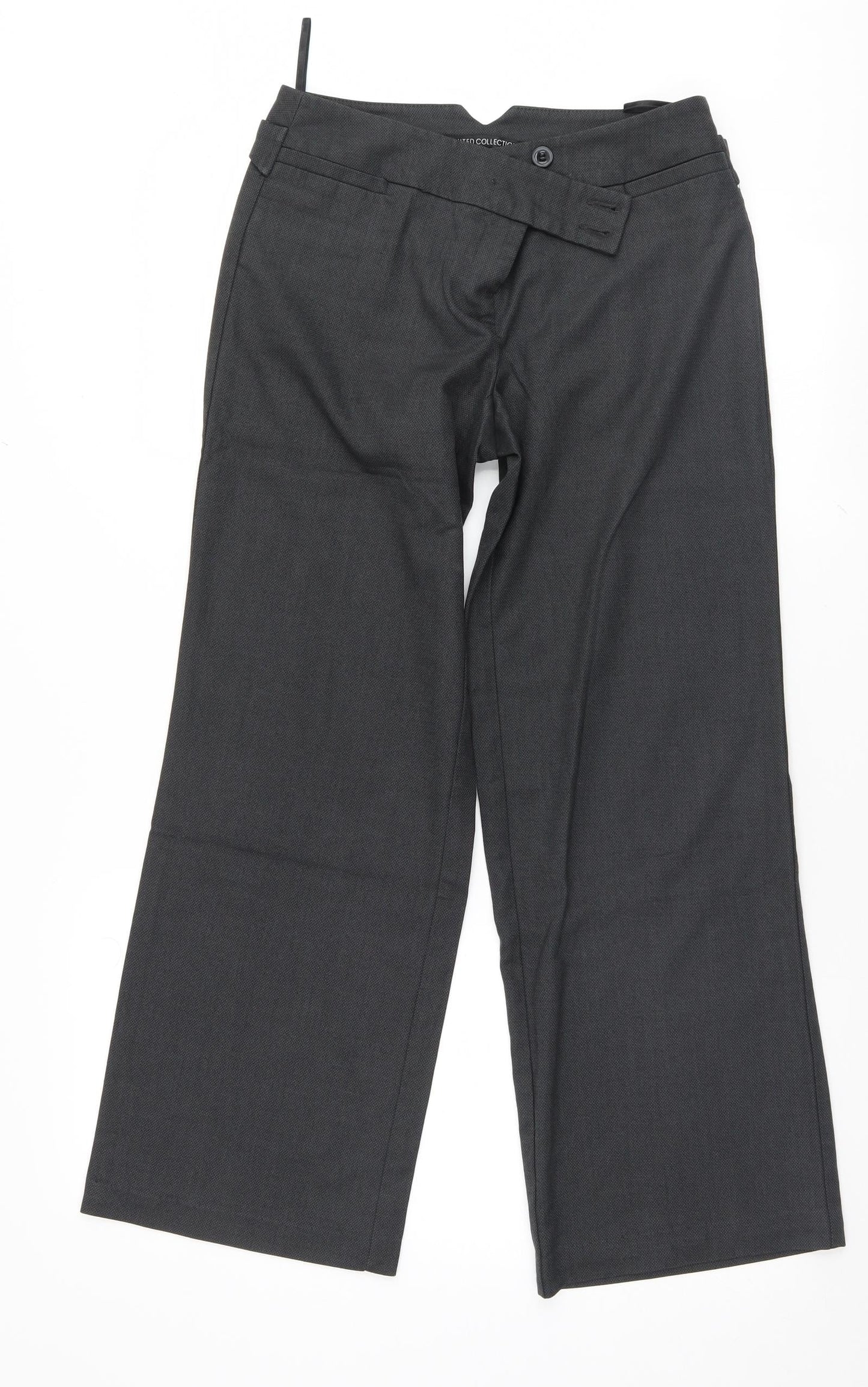 Marks and Spencer Womens Grey   Trousers  Size 8 L28 in