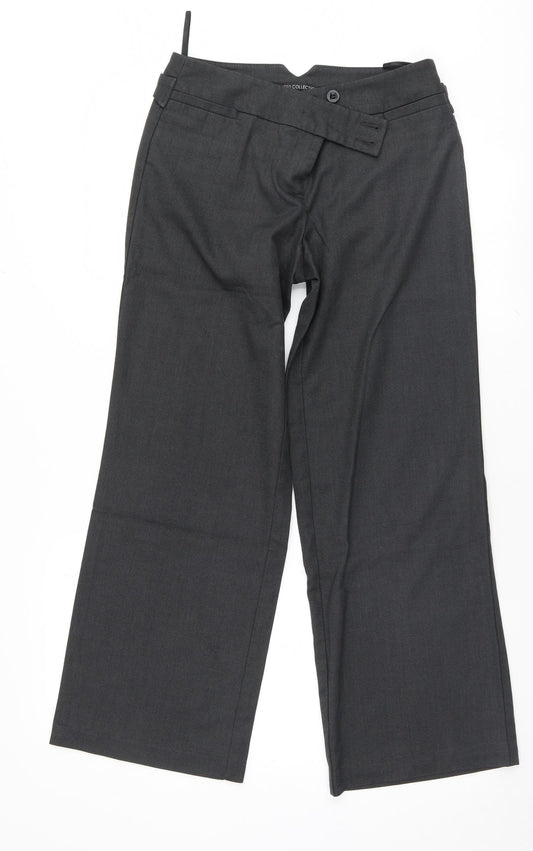 Marks and Spencer Womens Grey   Trousers  Size 8 L28 in