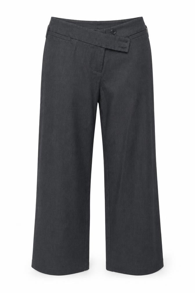 Marks and Spencer Womens Grey   Trousers  Size 8 L28 in